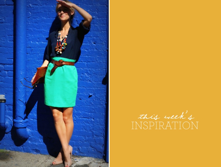 Wardrobe Wednesday colorful chunky necklace pencil skirt_0001.jpg