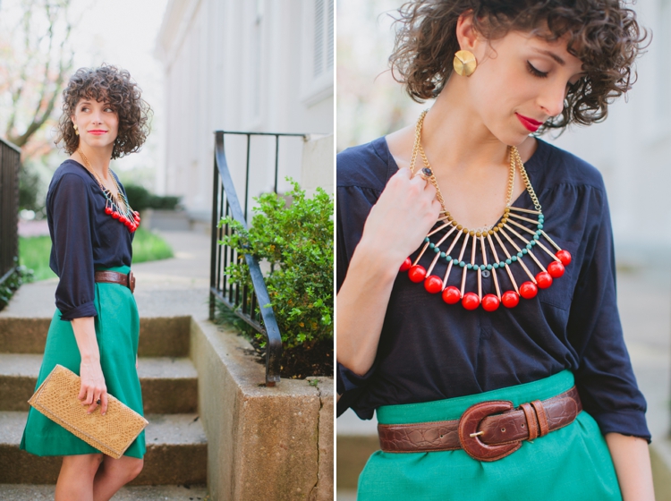 Wardrobe Wednesday colorful chunky necklace pencil skirt_0002.jpg