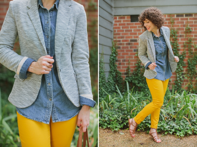 Wardrobe Wednesday Yellow Pants and Gray Blazer_0004.jpg