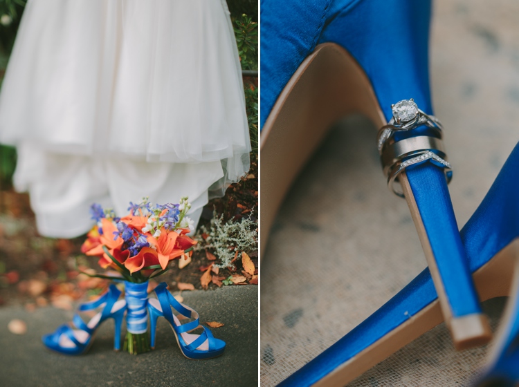 Blue and Orange Meadowlark Botanical Gardens Wedding_0003