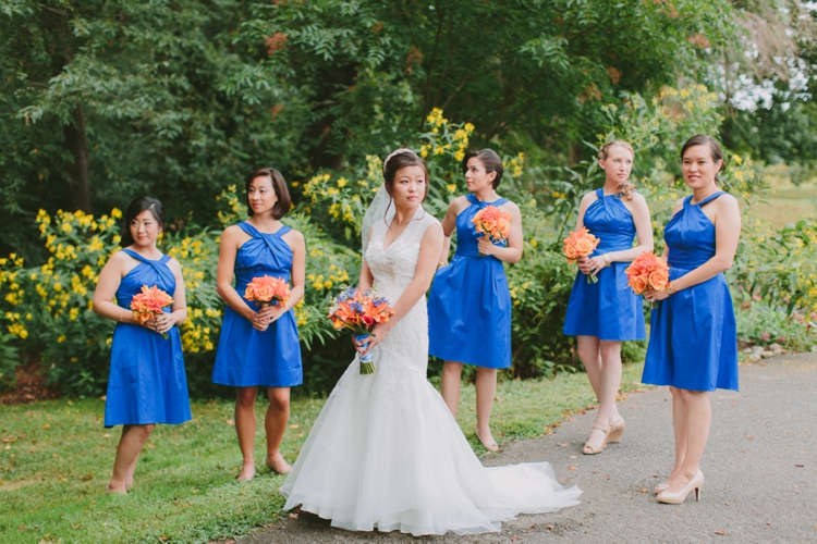 Blue and Orange Meadowlark Botanical Gardens Wedding_0067
