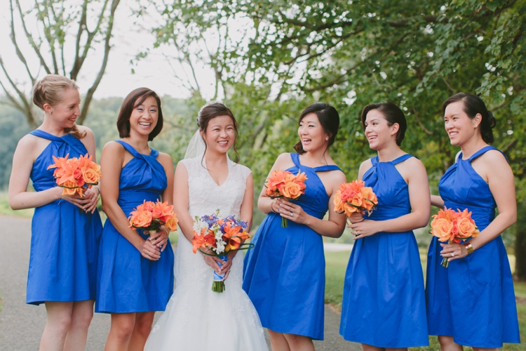 Blue and Orange Meadowlark Botanical Gardens Wedding_0072