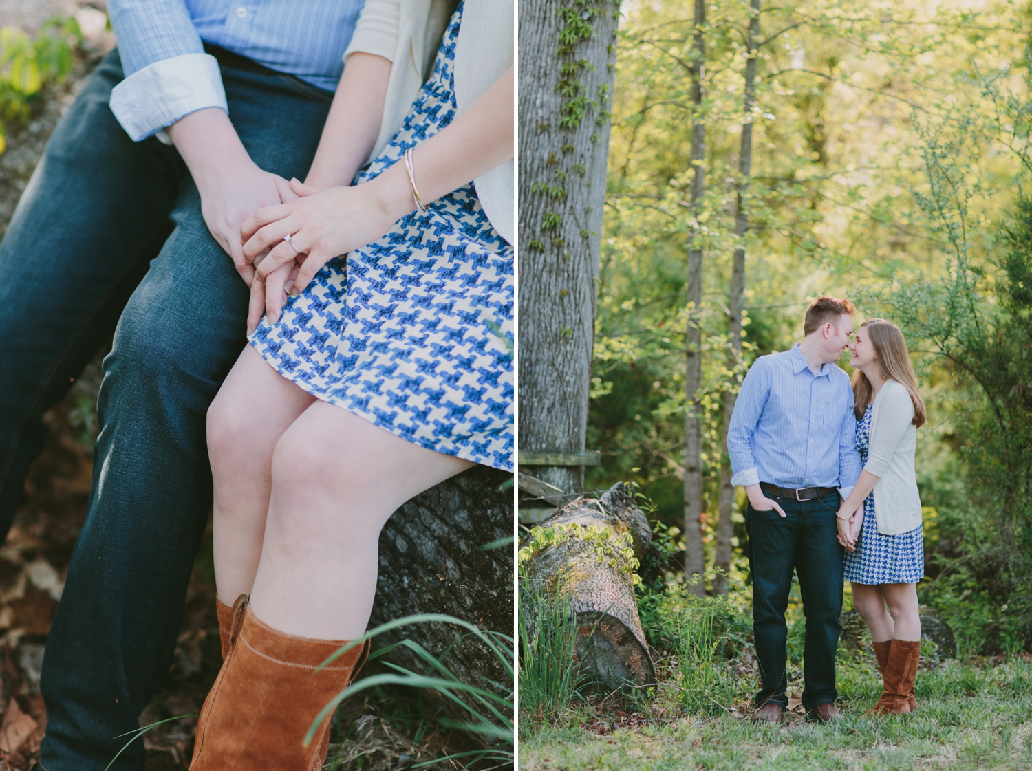 Rustic Country Spring Engagement Session_0003