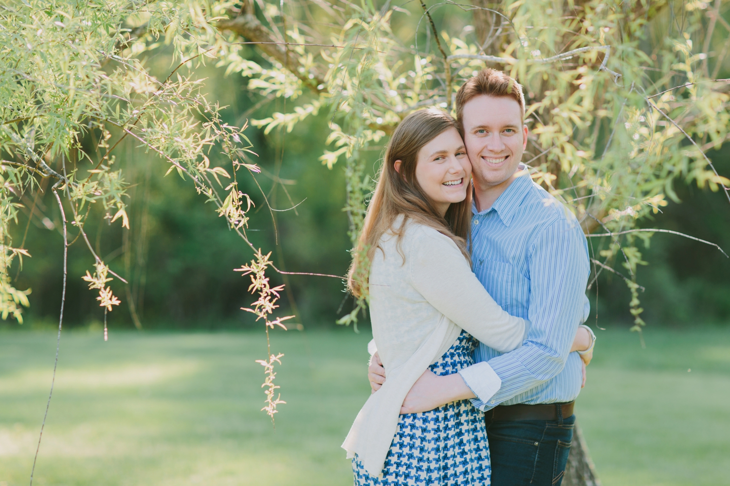 Rustic Country Spring Engagement Session_0015