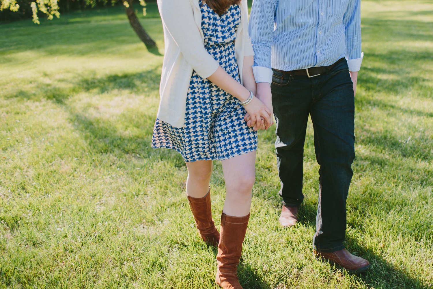 Rustic Country Spring Engagement Session_0016