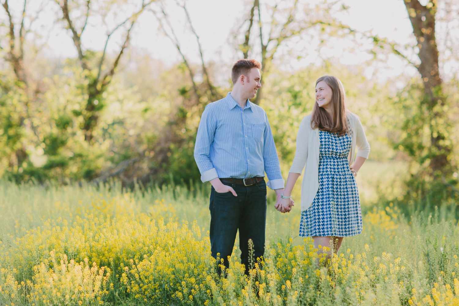 Rustic Country Spring Engagement Session_0020