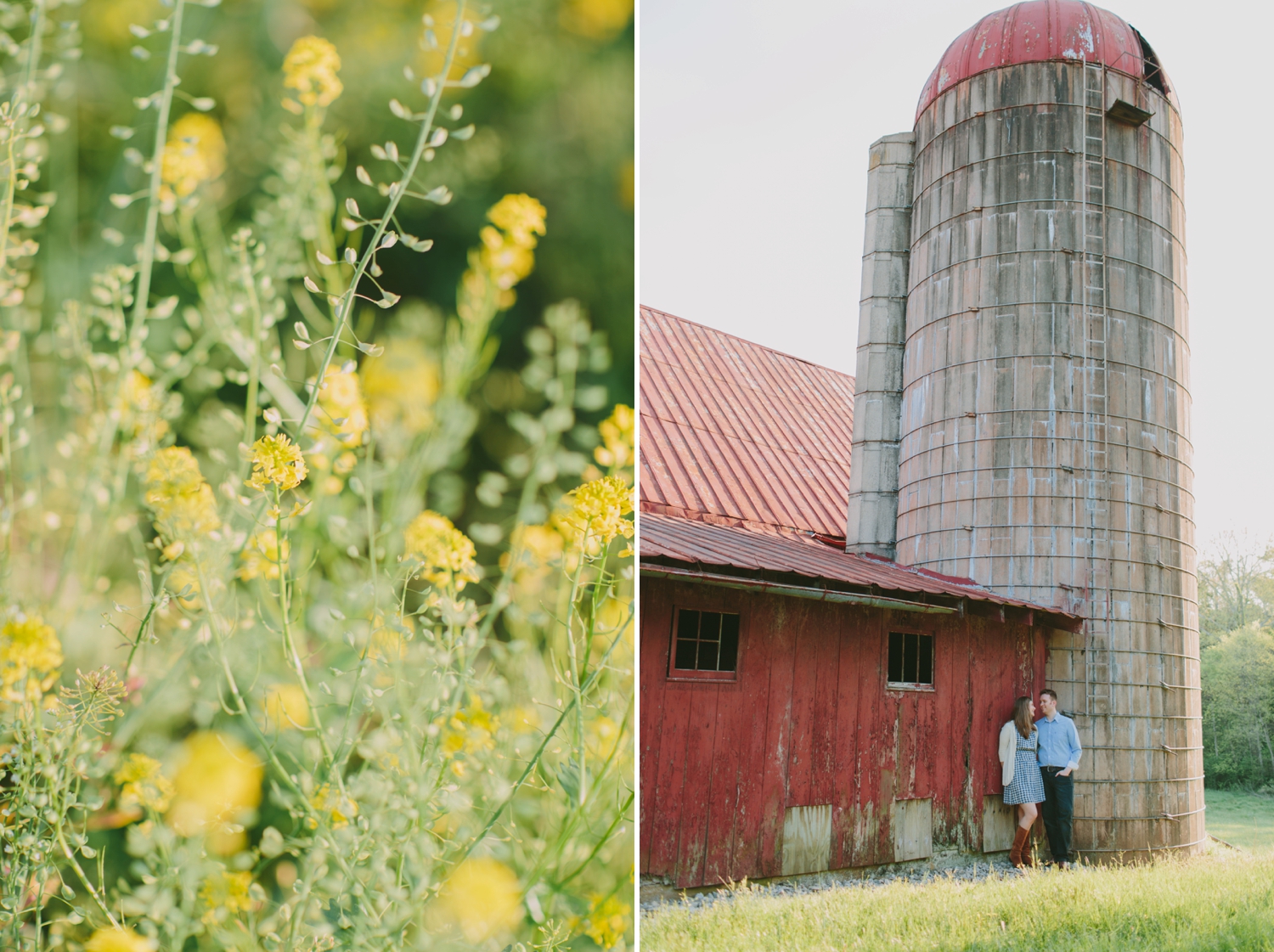 Rustic Country Spring Engagement Session_0022