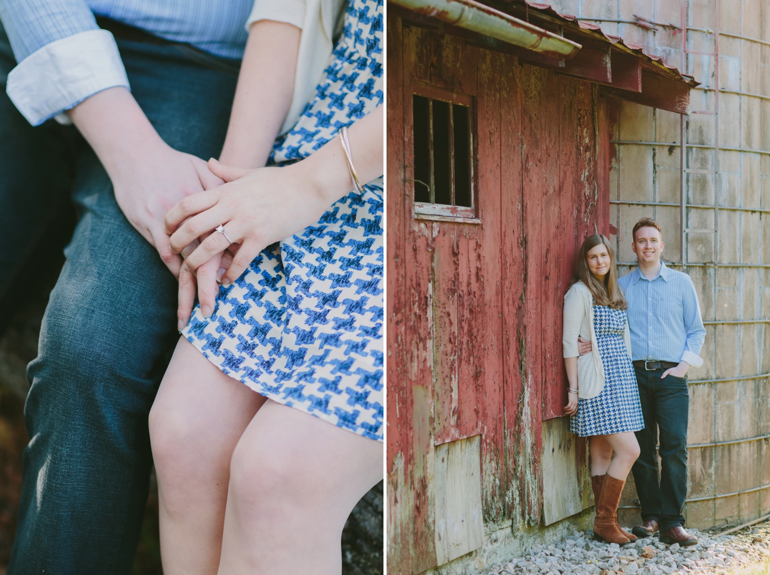 Rustic Country Spring Engagement Session_0029