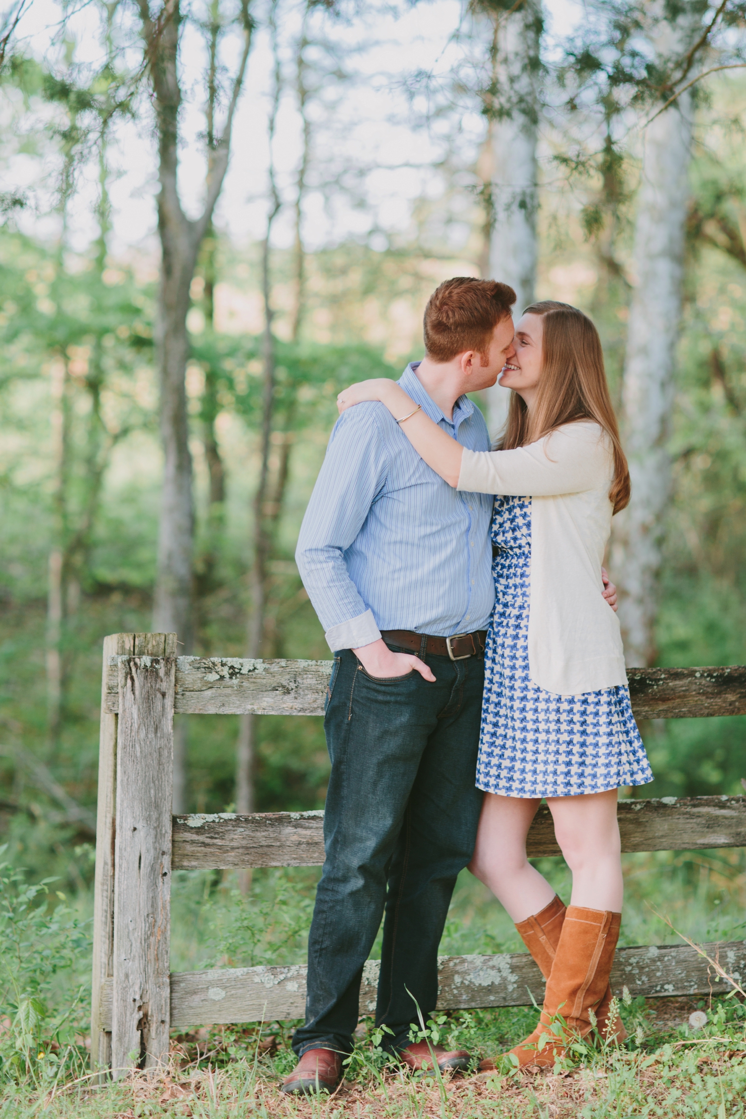 Rustic Country Spring Engagement Session_0031