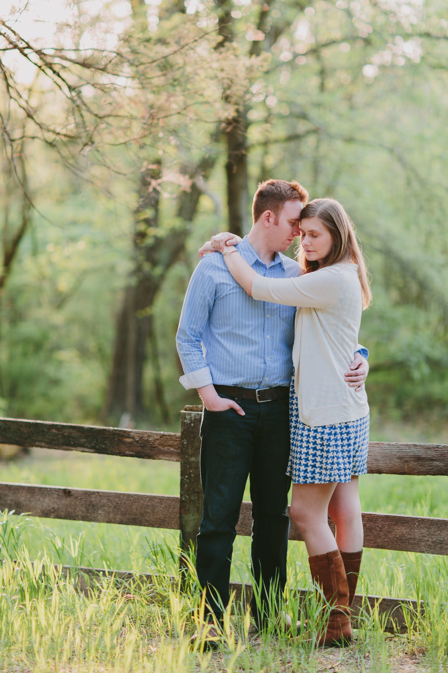 Rustic Country Spring Engagement Session_0033