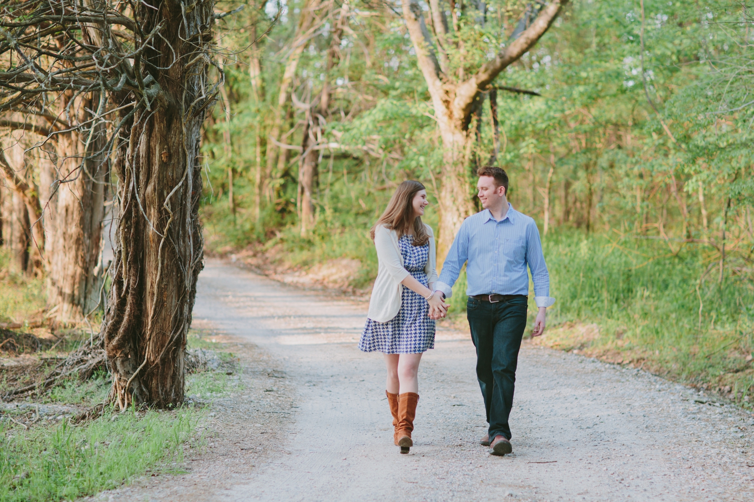 Rustic Country Spring Engagement Session_0039