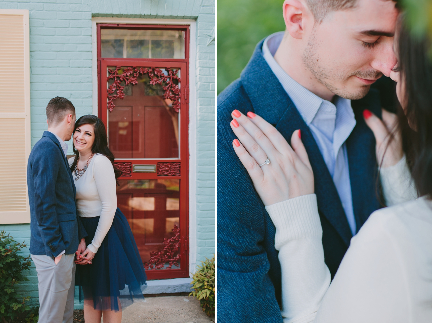 Cute and Classy Georgetown DC Engagement Session_0008
