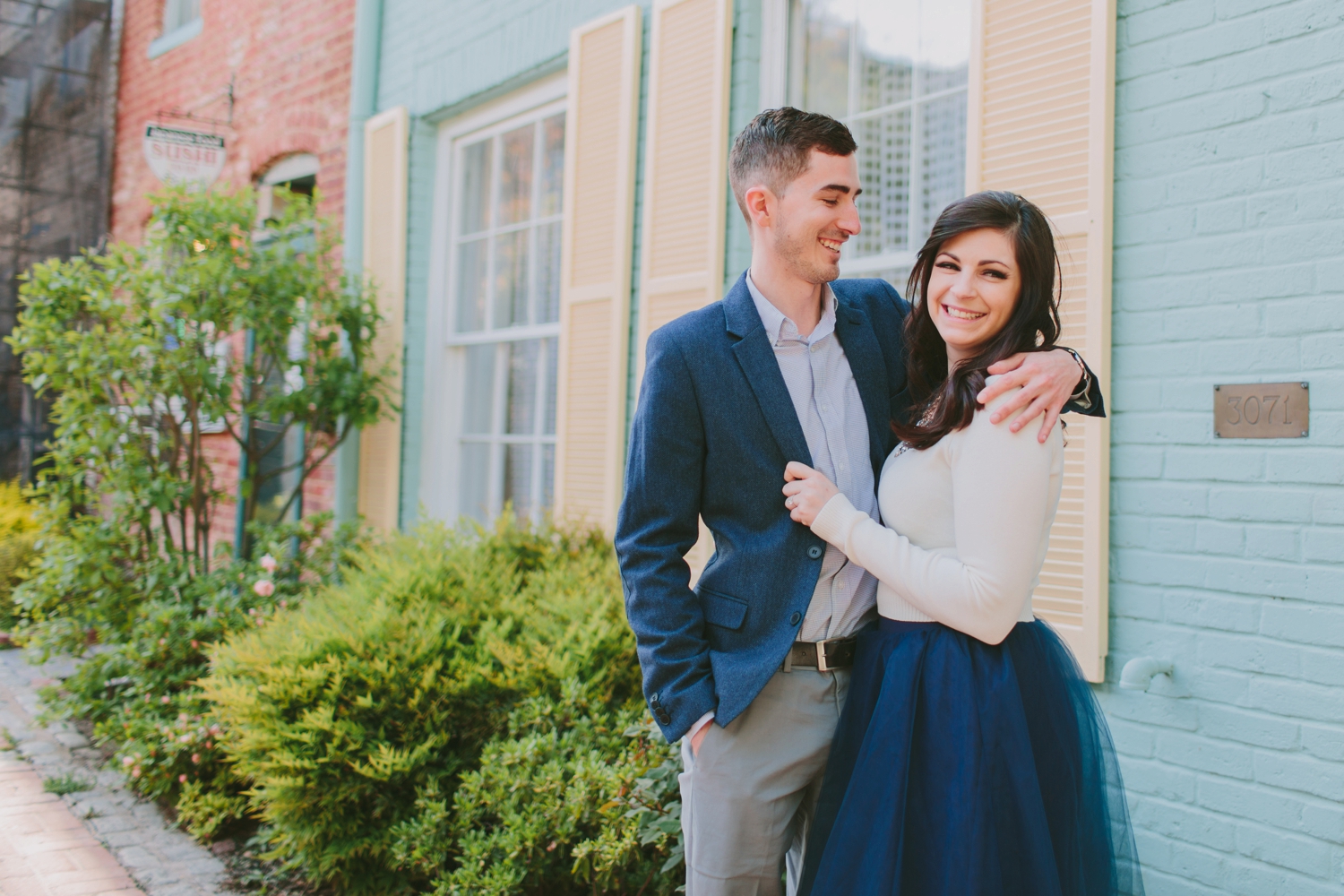 Cute and Classy Georgetown DC Engagement Session_0011