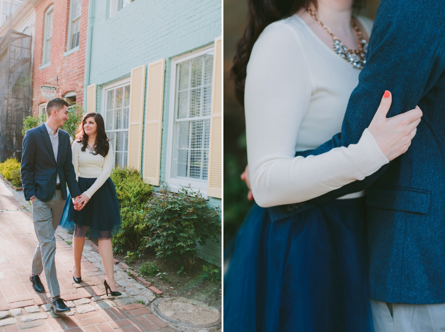 Cute and Classy Georgetown DC Engagement Session_0012