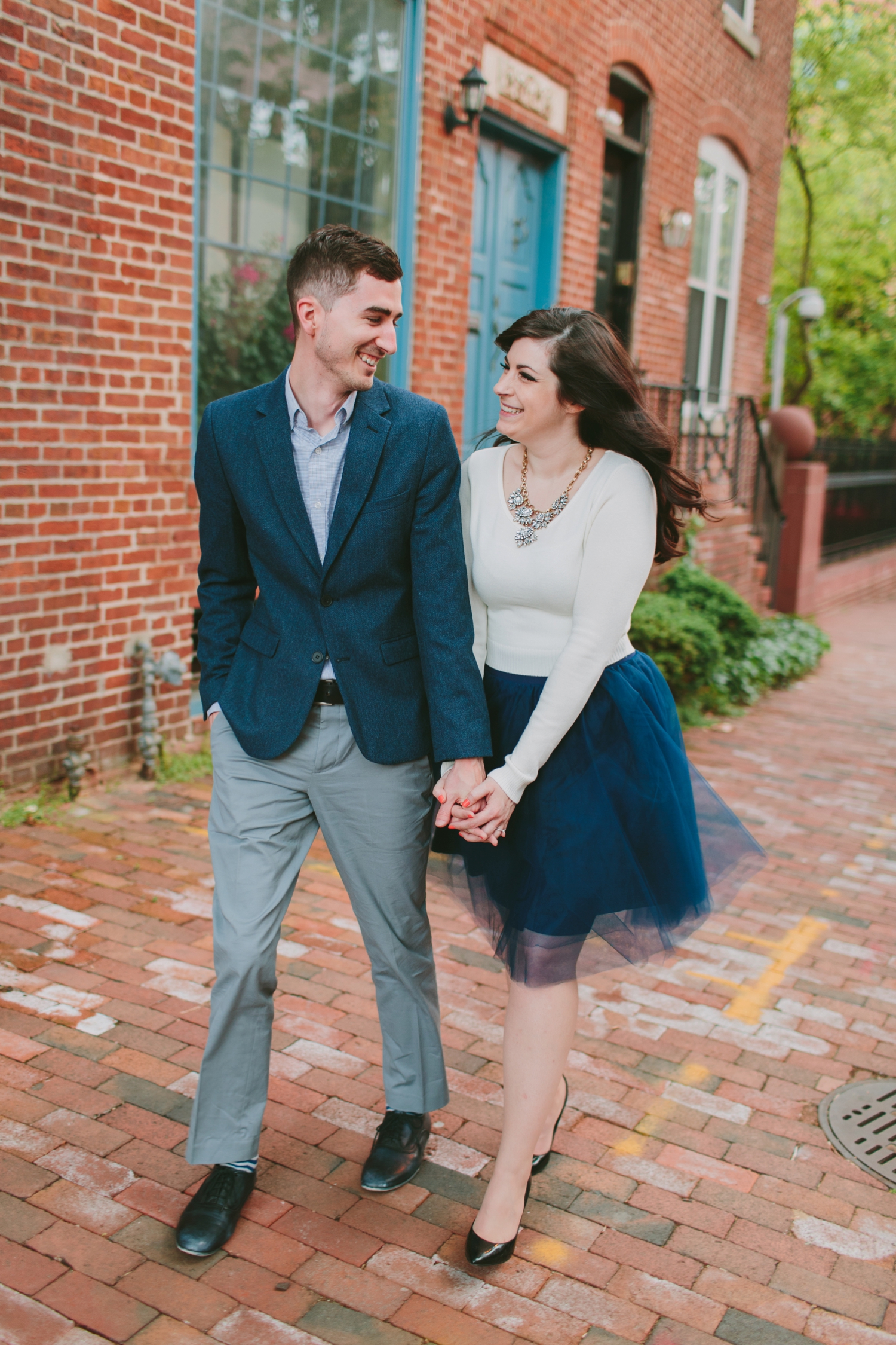 Cute and Classy Georgetown DC Engagement Session_0042