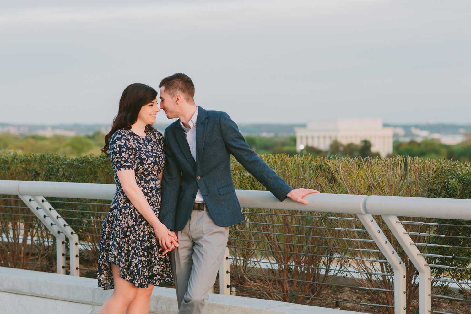 Cute and Classy Georgetown DC Engagement Session_0056