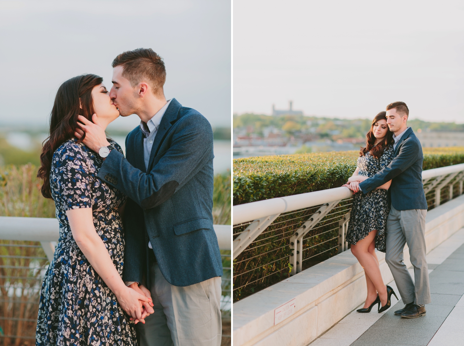 Cute and Classy Georgetown DC Engagement Session_0057