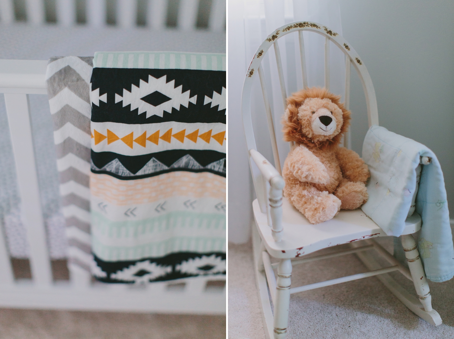 Navy Mustard and Gray Eclectic Baby Boy Nursery_0005