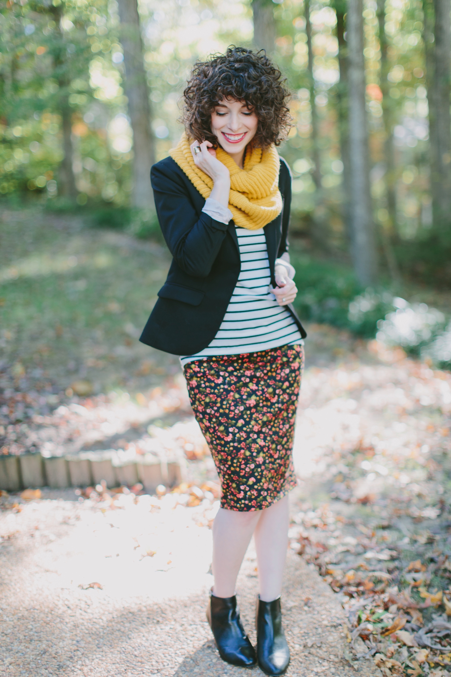 Wardrobe Wednesday Stripes and Floral Fall Style Pattern Mixing_0004