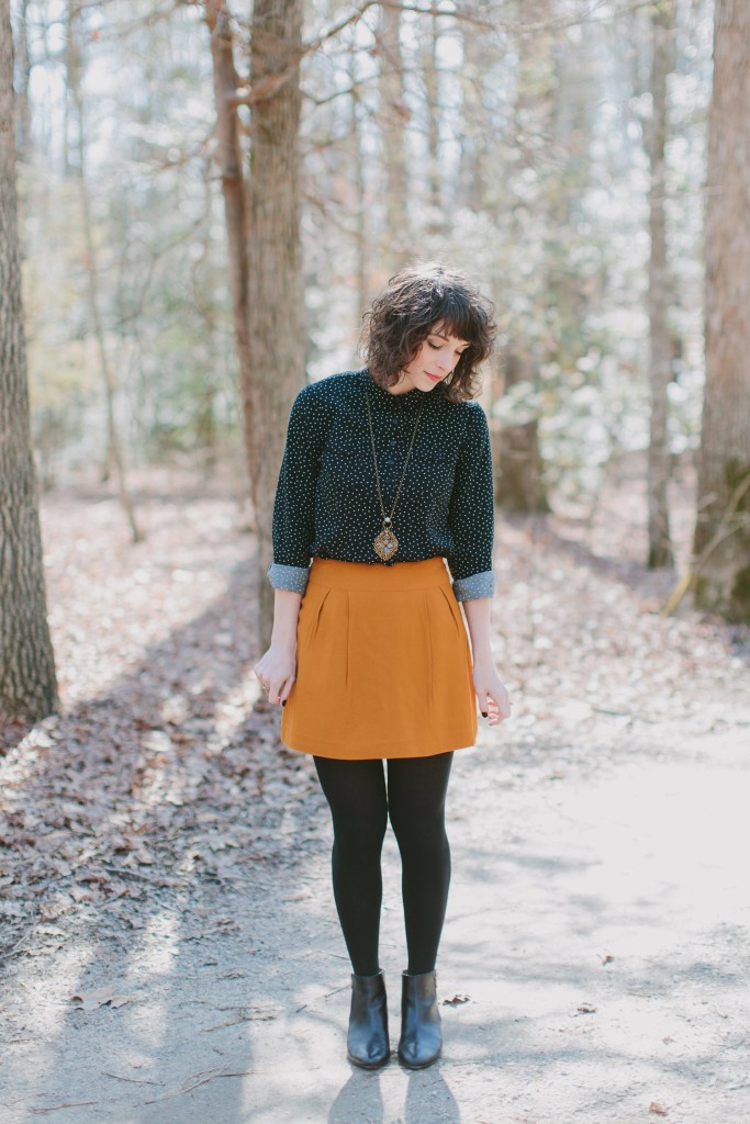 Wardrobe Wednesday | Mustard Skirt - Tori Watson
