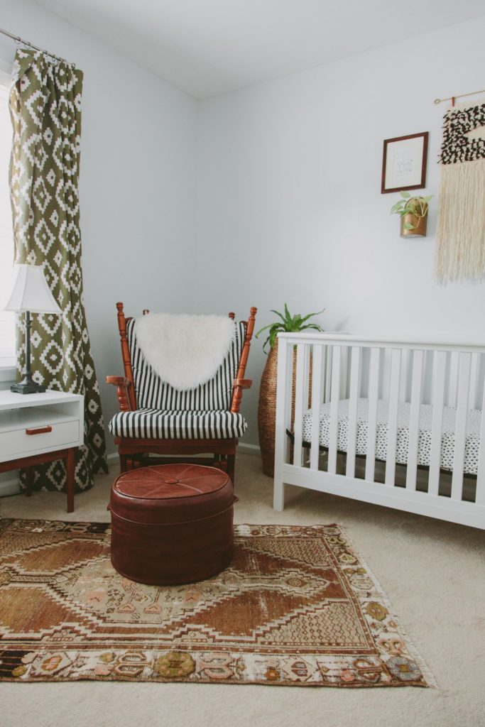 Boho rug hot sale nursery